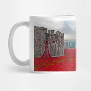 Tower of London Red Poppy Mug